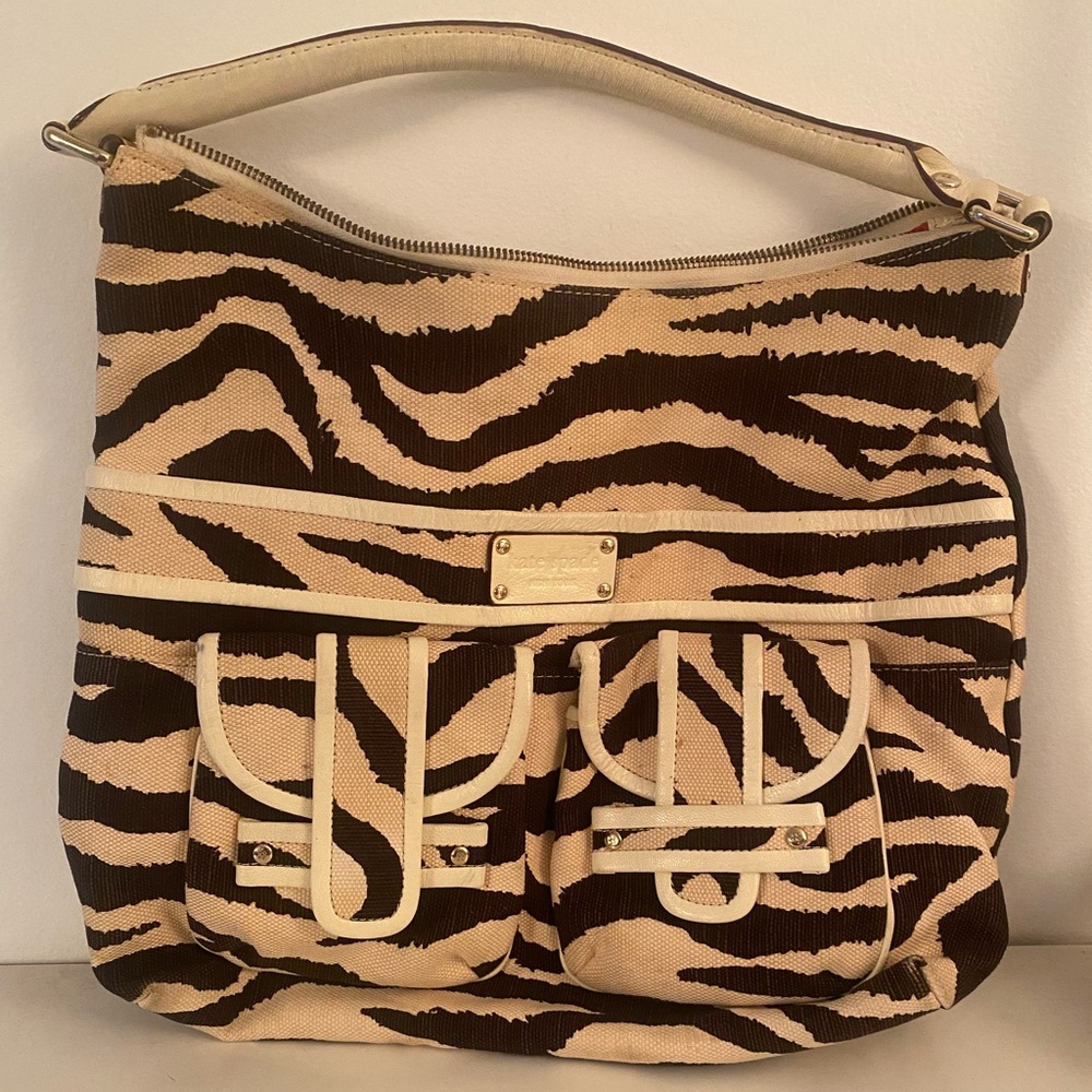 Kate Spade zebra print handbag